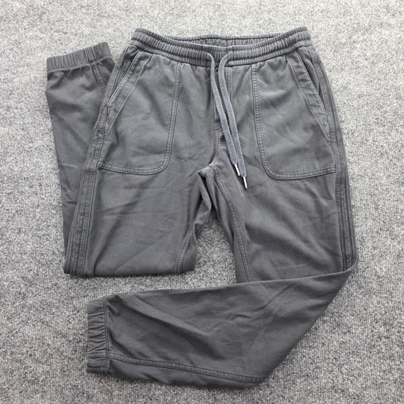 Athleta Pants - Athleta Joggers Pants Textured Side Stripe Drawstring Pockets XS Gray Womens